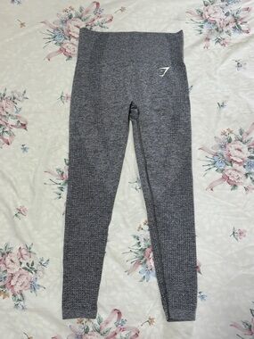 Gymshark Seamless High Waisted Leggings Gray Marl Size S